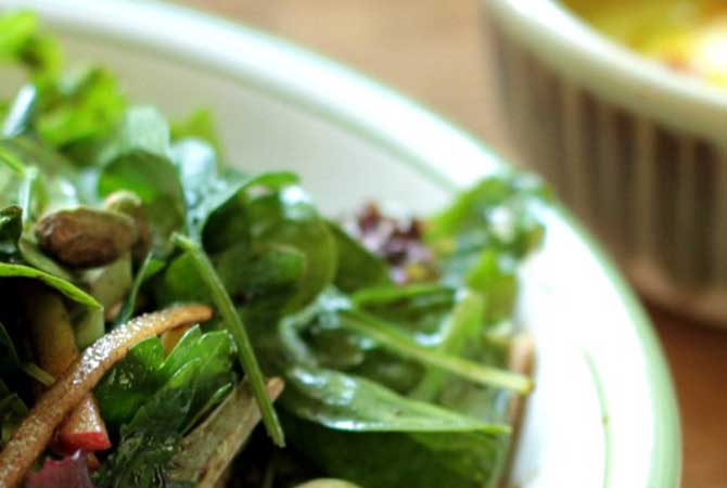 Day #5 – 5-Second Vinaigrette + Basic Salad Recipe
